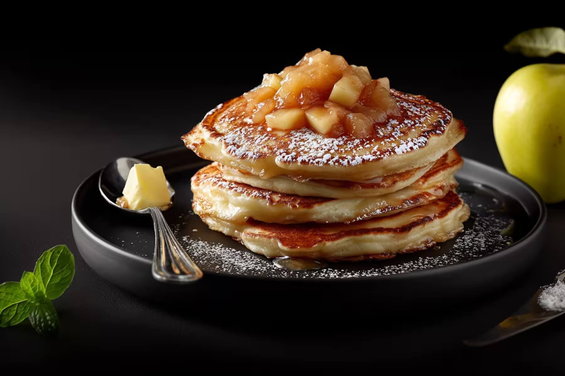Granny Smith pancakes · Brunch spreads