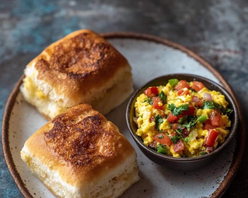 Egg Bhurji Pav