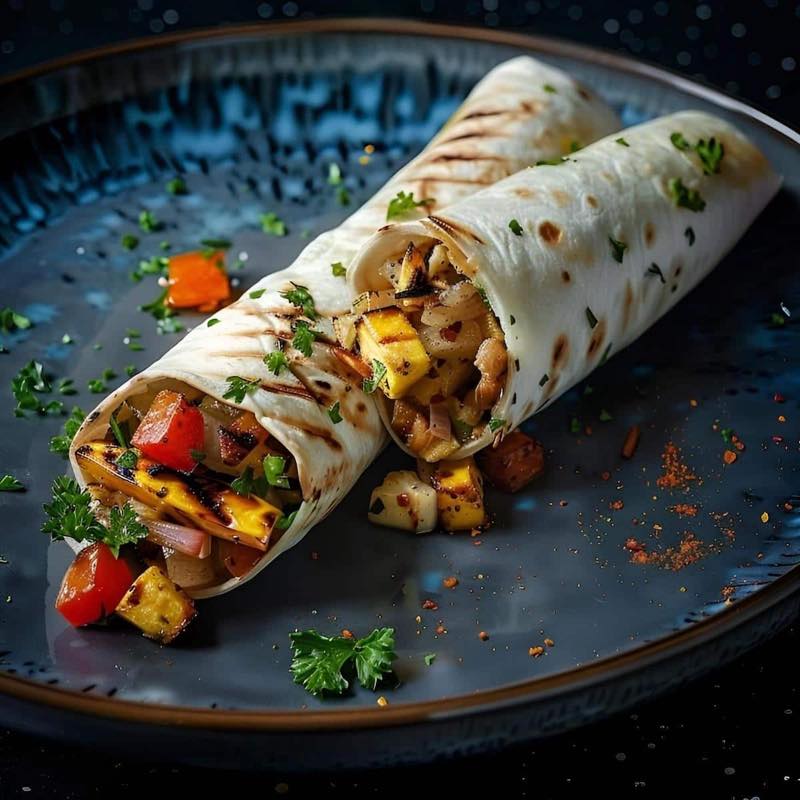 Lean & Strong Grilled Vegetable Wrap