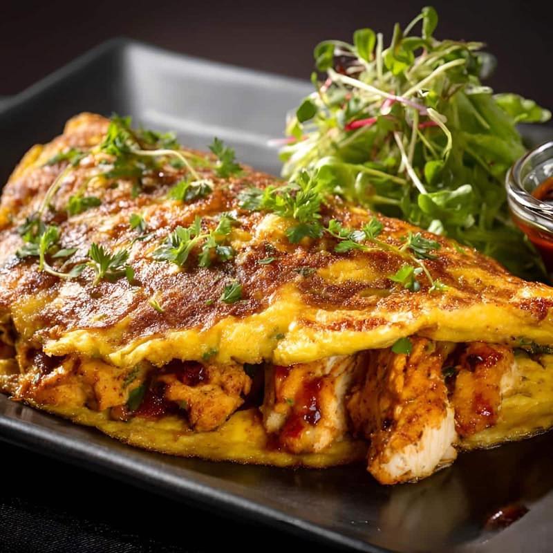 Tandoori Chicken Tikka Gourmet Omelette
